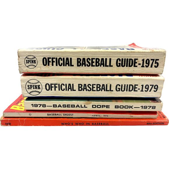 Baseball Books & Guides Vintage 1970's [Lot of 5] - Picture 2 of 8